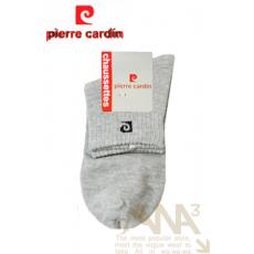 法國時尚品牌皮爾卡登(Pierre cardin)半統休閒襪-灰