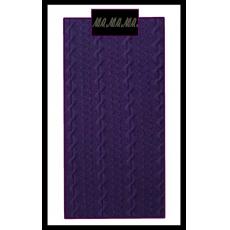 雜誌款彈性絕佳200D螺紋麻花內搭毛褲襪加厚款-浪漫紫